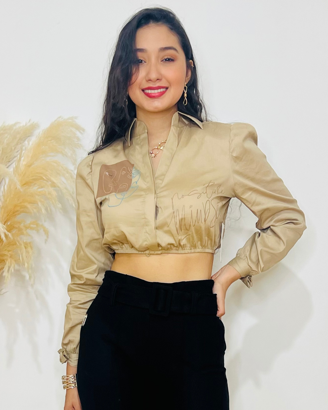 Blusa Kari Camel