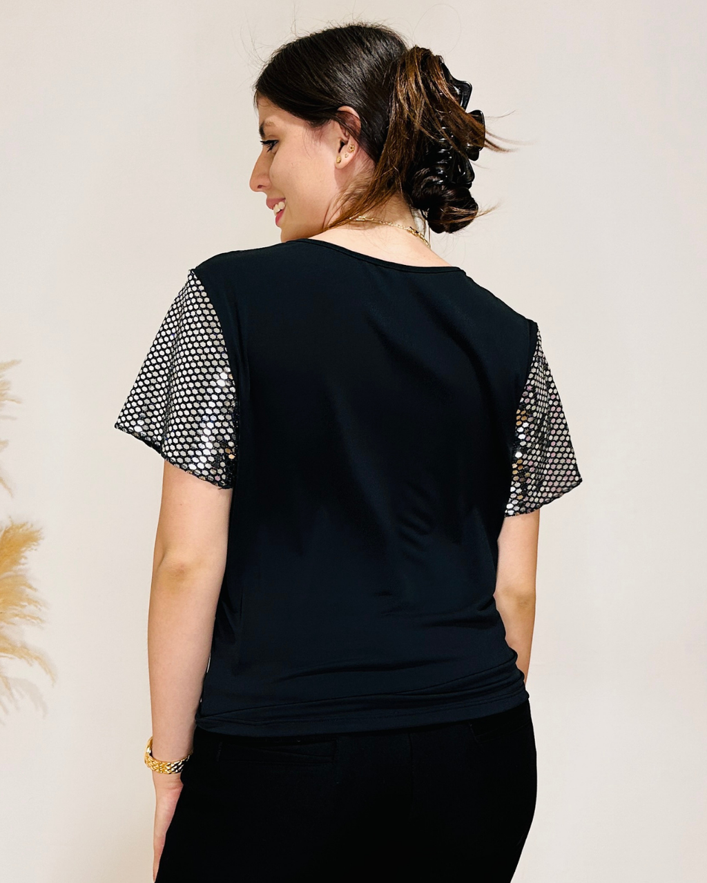 Blusa Lety Plateada