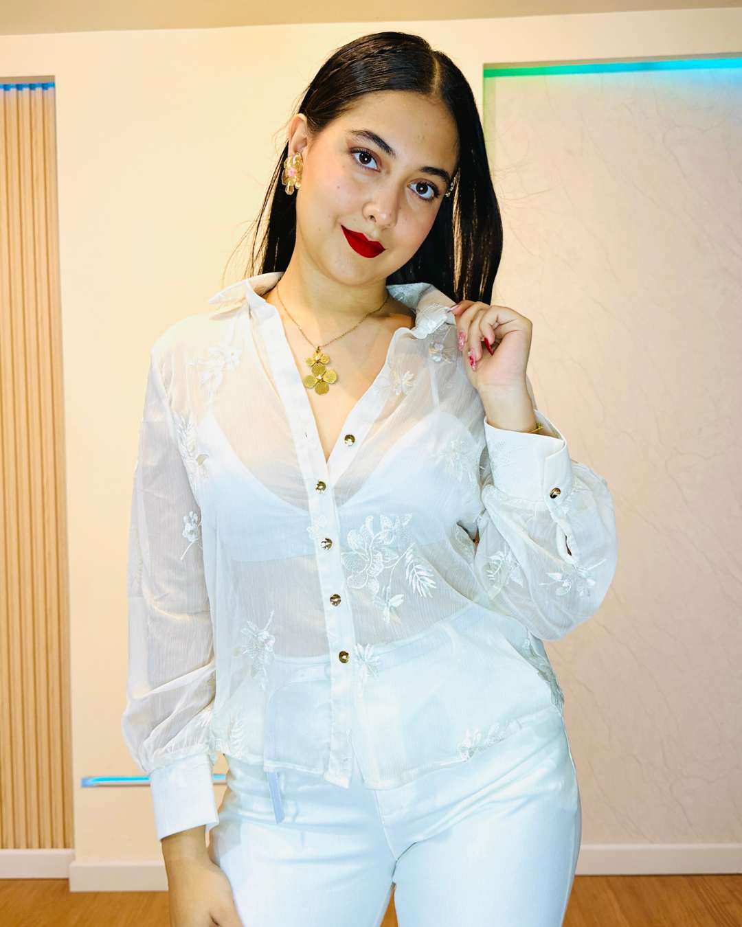 Blusa Lynett Crema