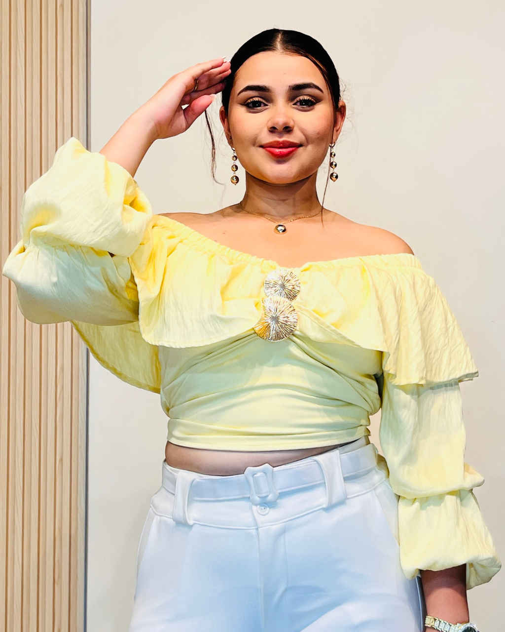 Blusa Manuela Amarillo