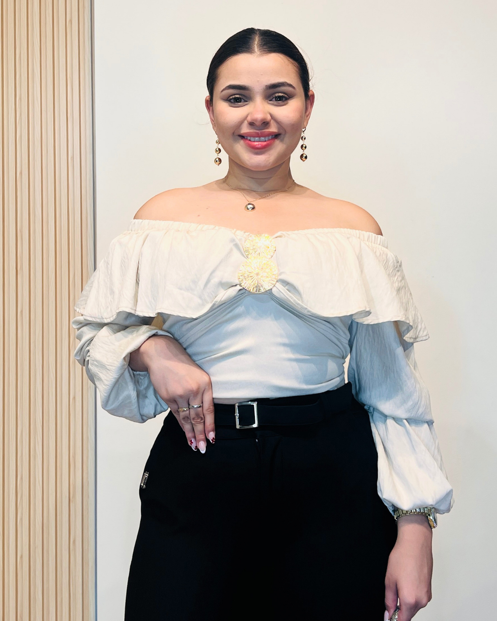 Blusa Manuela Beige