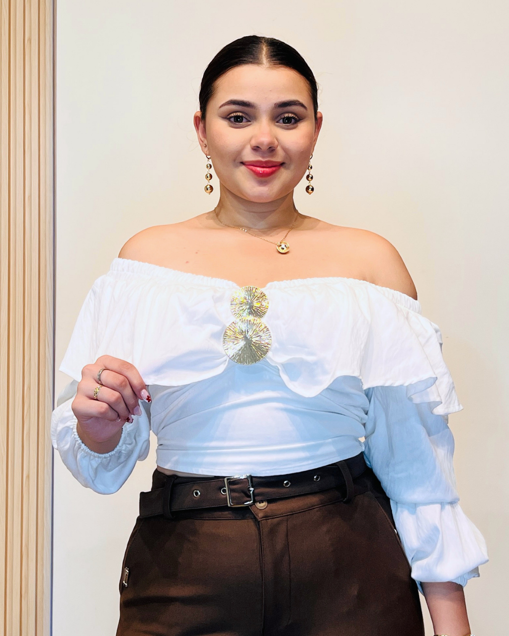 Blusa Manuela Marfil