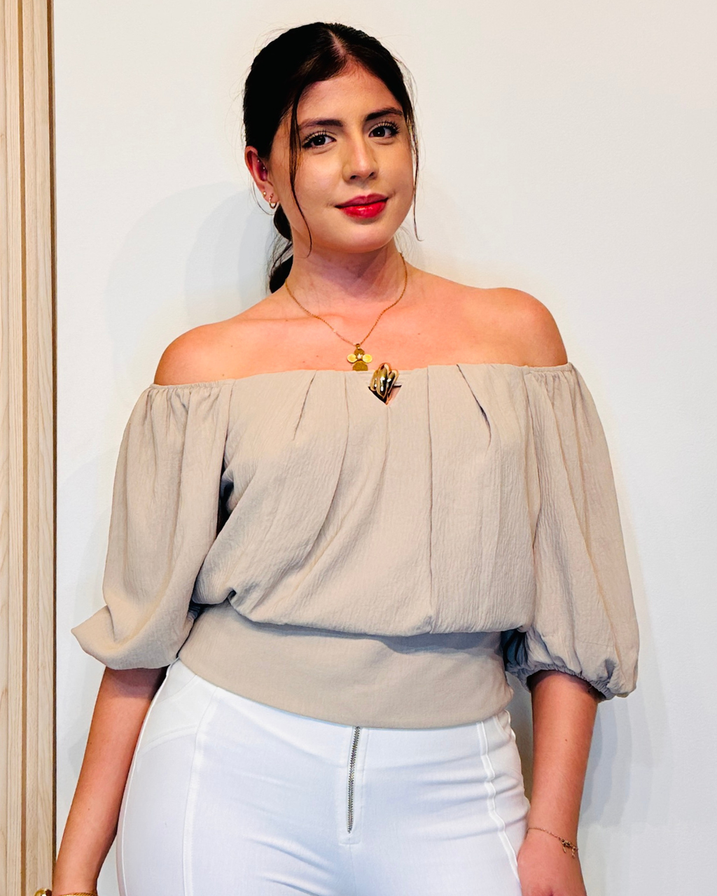 Blusa Marian Beige