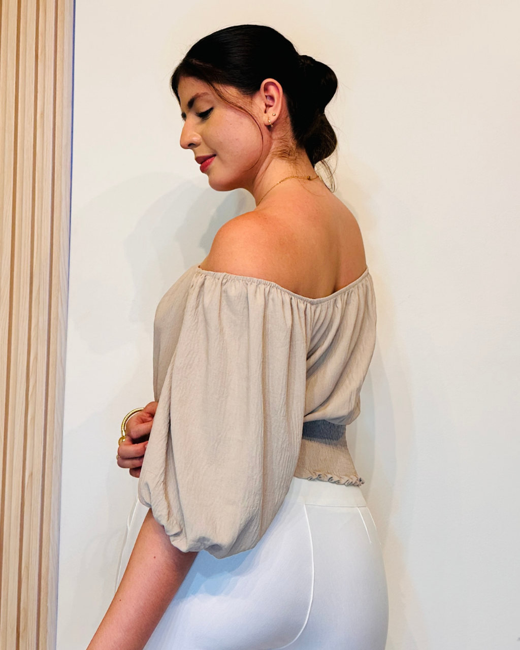 Blusa Marian Beige