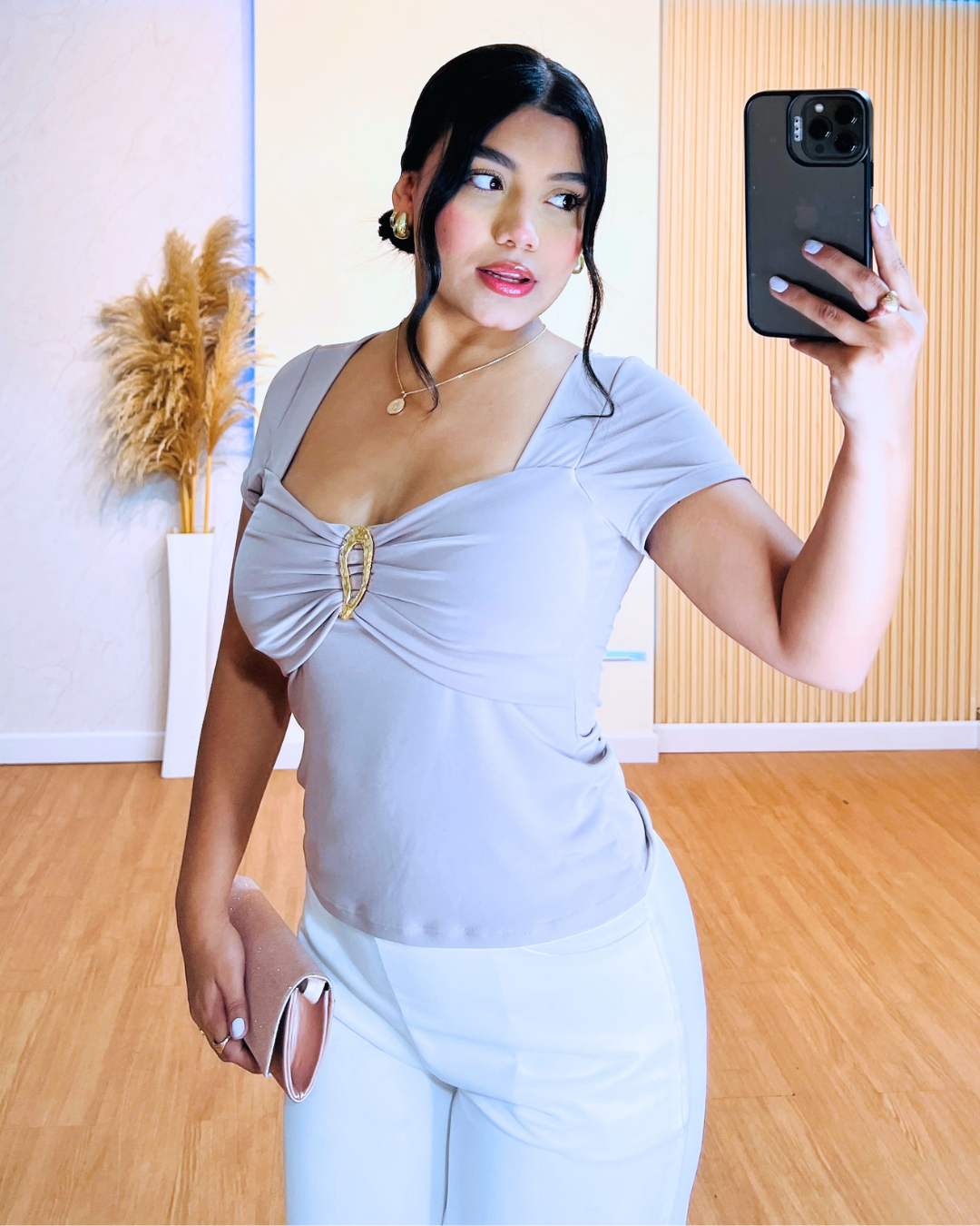 Blusa Marie Mocca