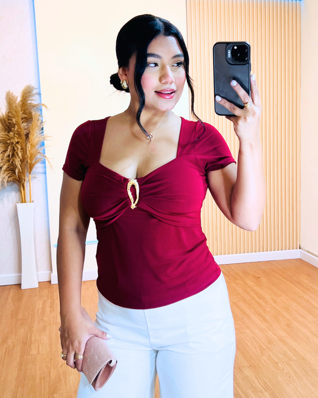 Blusa Marie Vinotinto