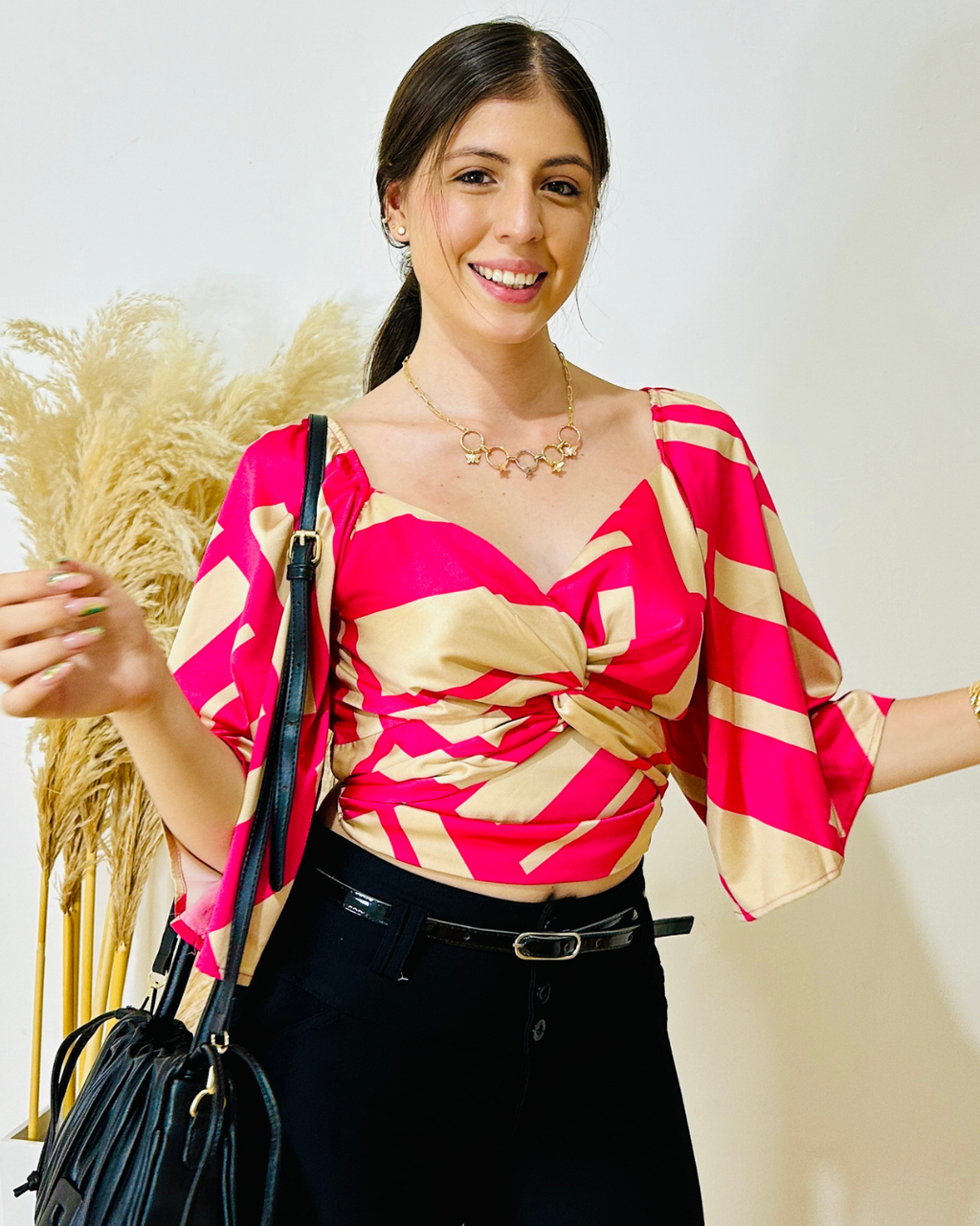 Blusa Mariposa Fucsia