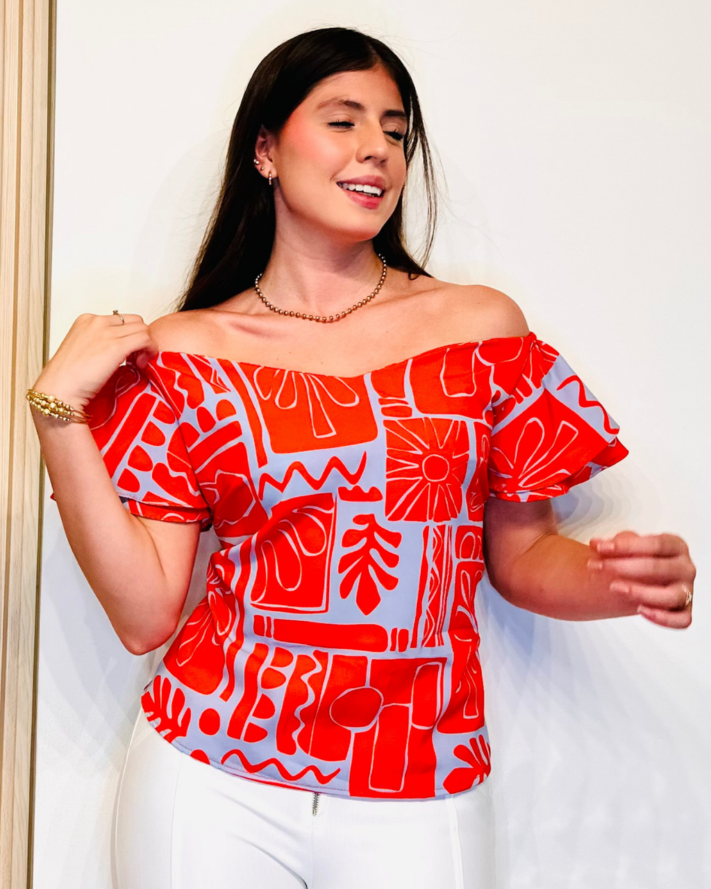 Blusa Milena Rojo