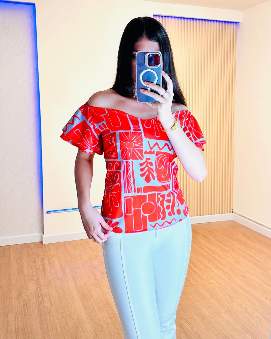 Blusa Milena Rojo