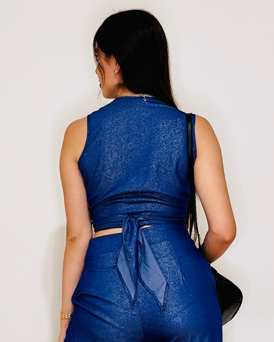 Blusa Nahia Denim Claro