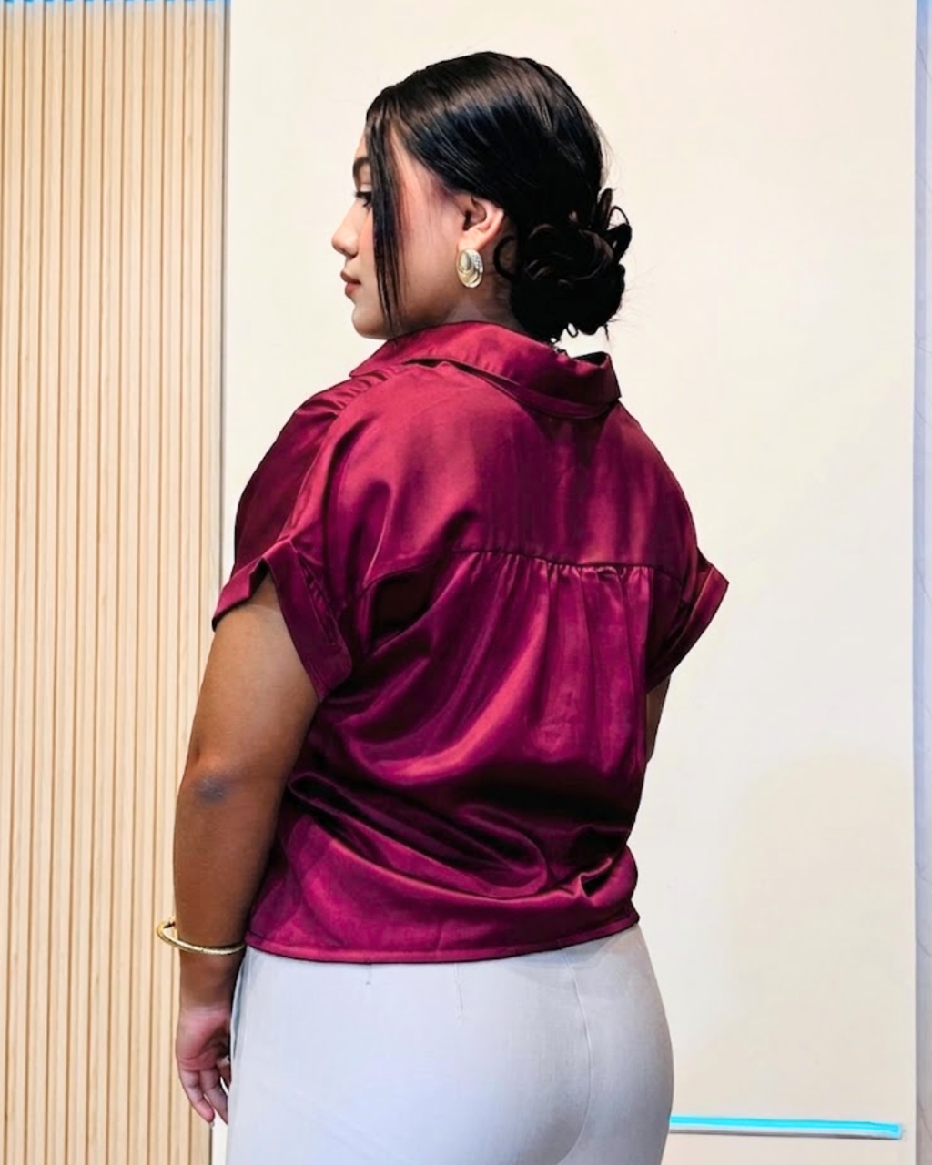 Camisera Nancy Vinotinto