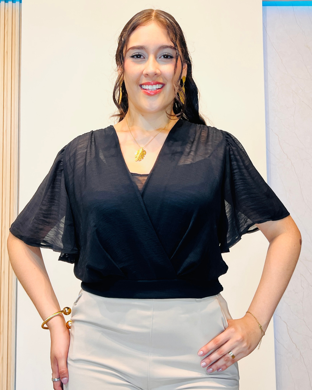 Blusa Naya Negro