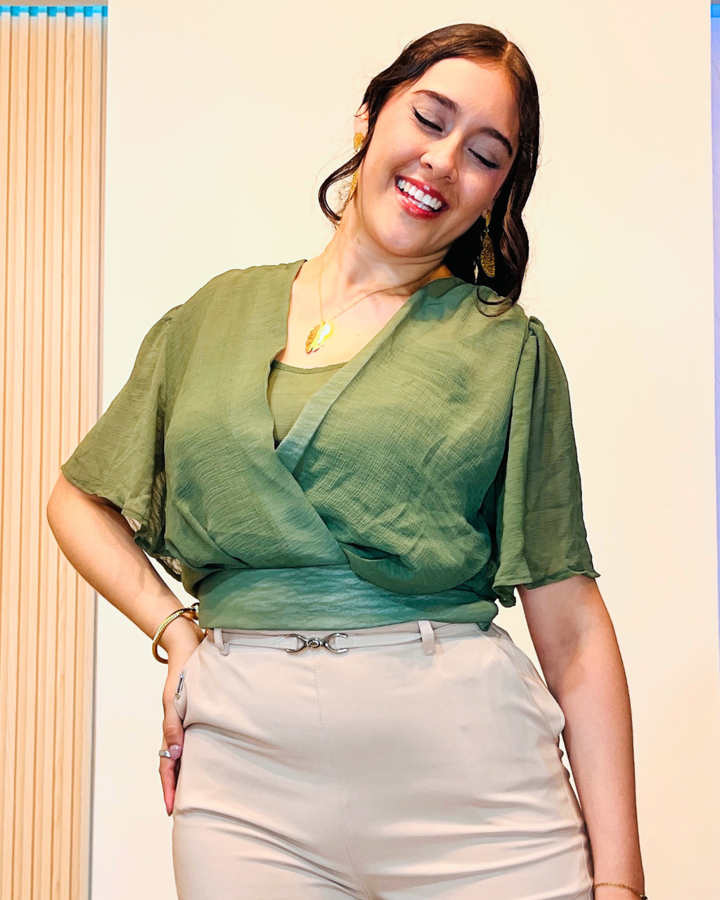 Blusa Naya Verde Militar