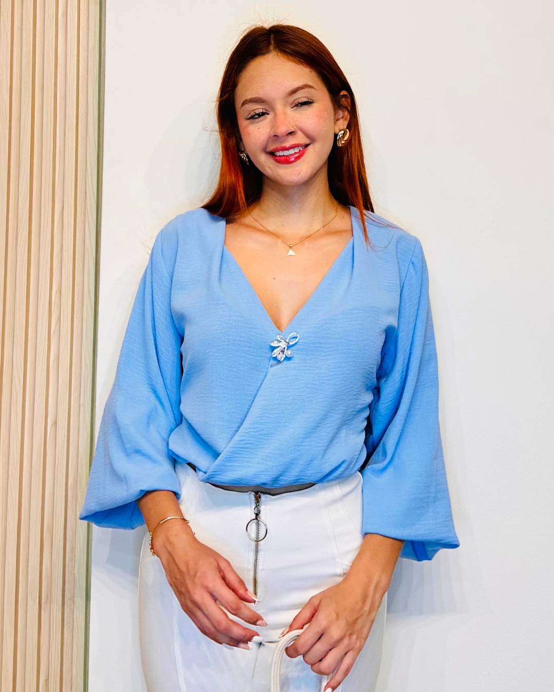 Blusa Patricia Celeste