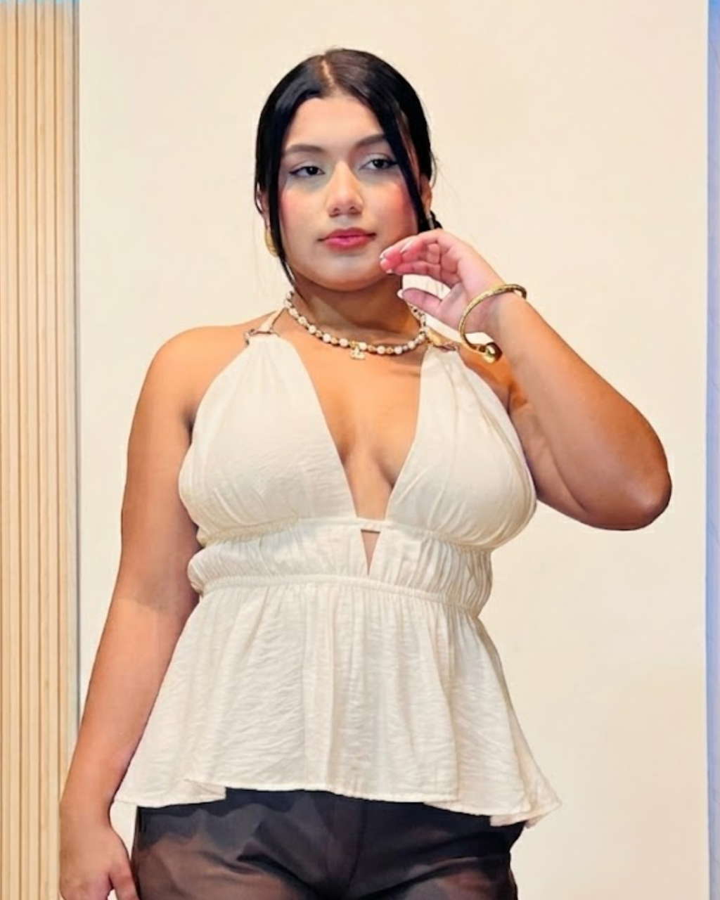 Blusa Paula Beige