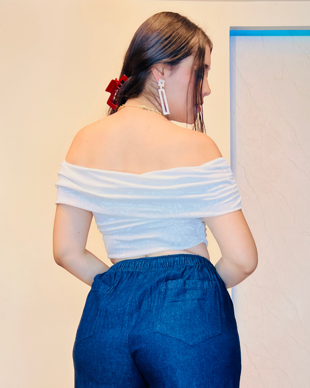 Blusa Polly Marfil