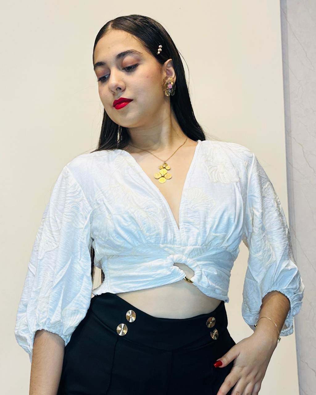 Blusa Tessa Crema