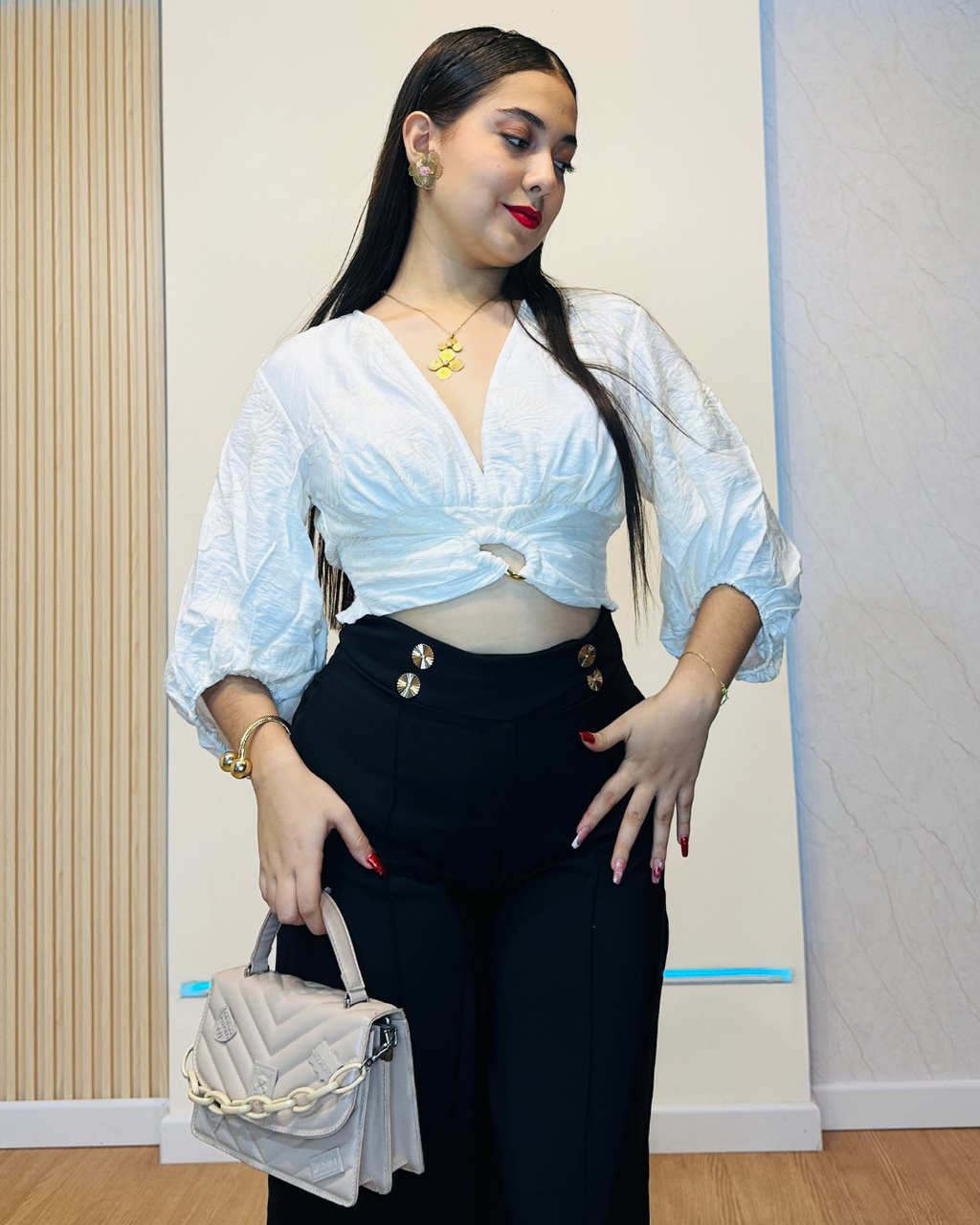 Blusa Tessa Crema