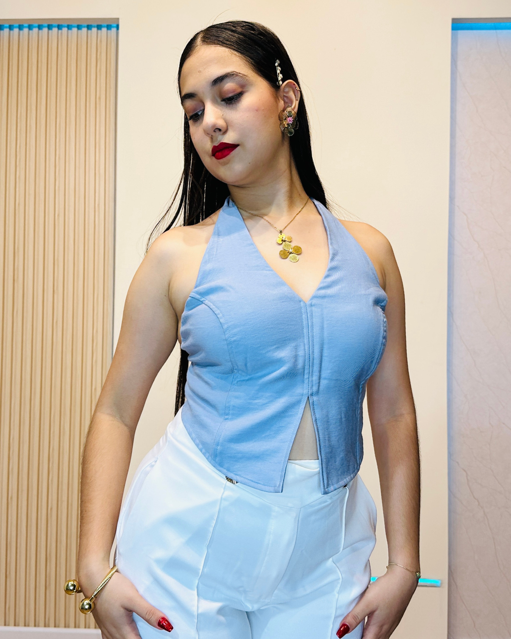 Blusa Wanda Celeste