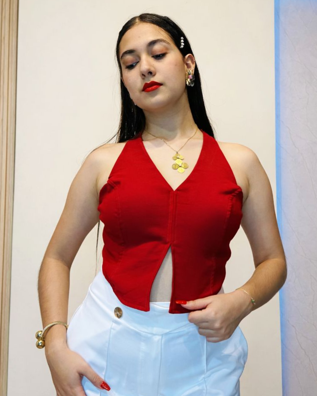 Crop Top Wanda Rojo