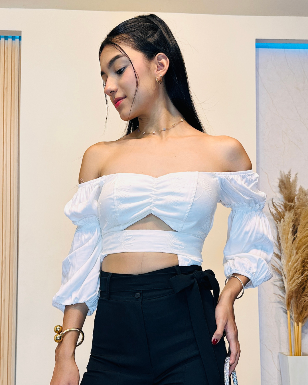 Blusa Ximena Marfil