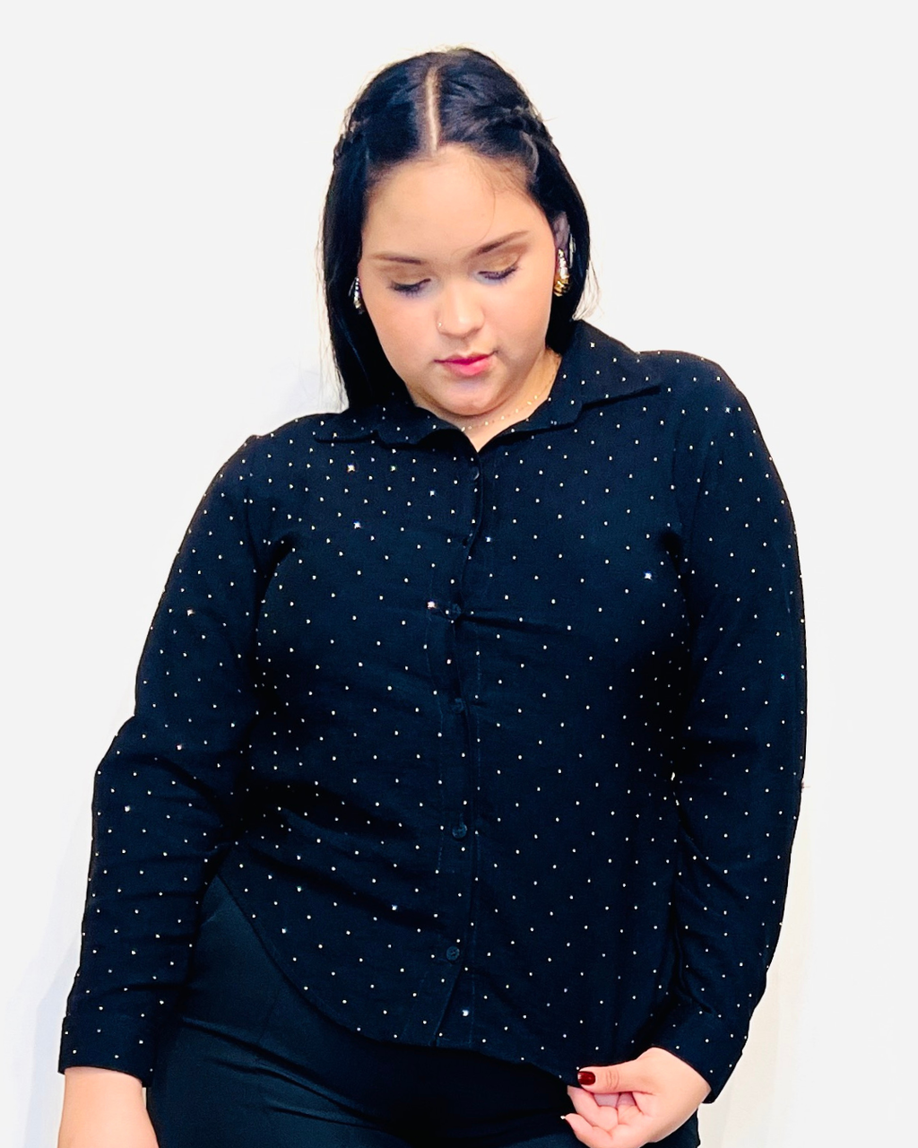 Camisera Abril Negro
