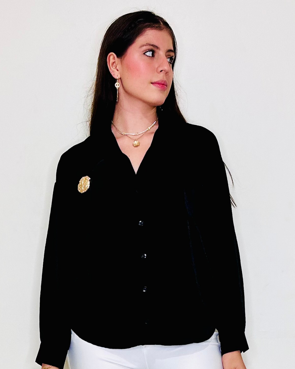 Camisera Amanda Negro