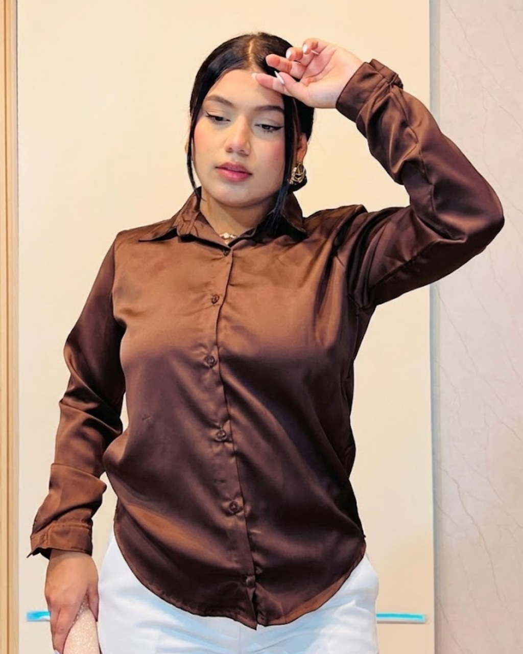 Camisera Andrea Café