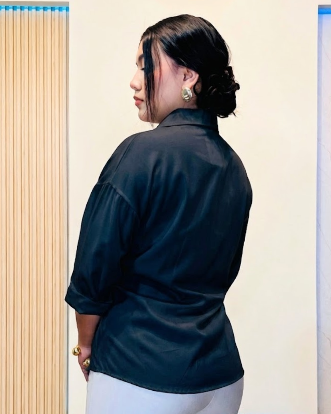 Camisera Elsa Negro