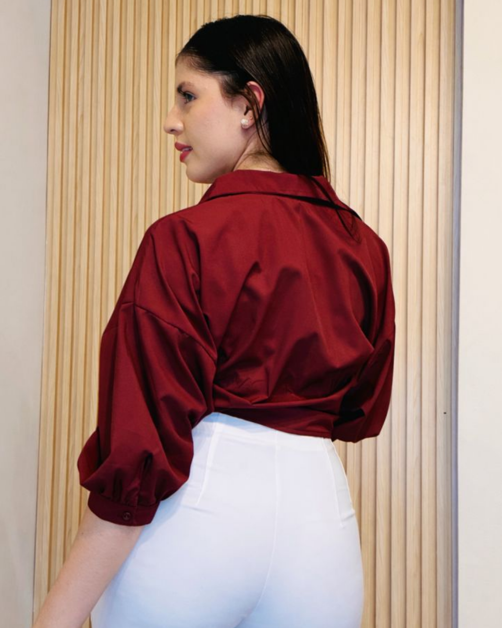 Camisera Emily Vinotinto