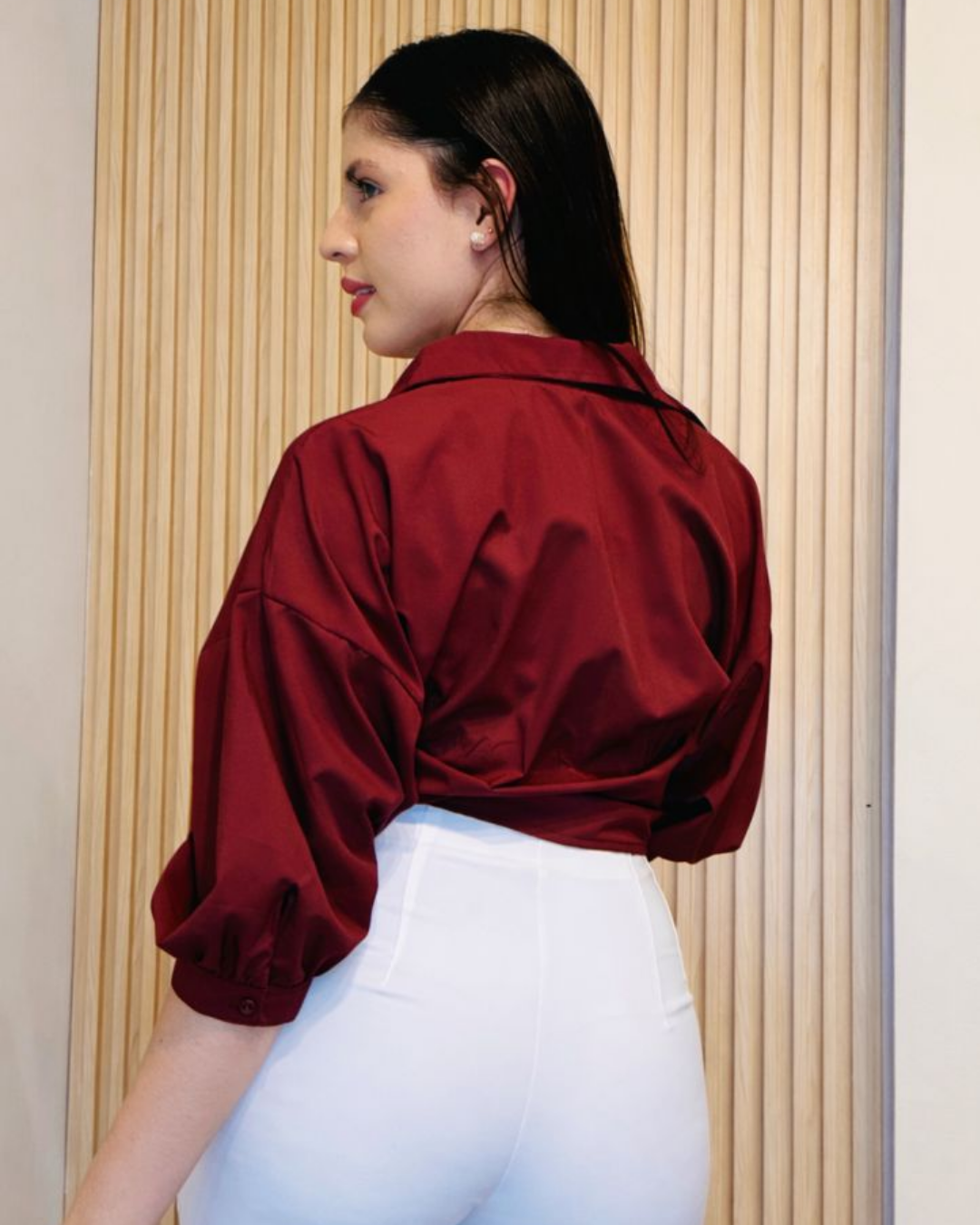 Camisera Emily Vinotinto