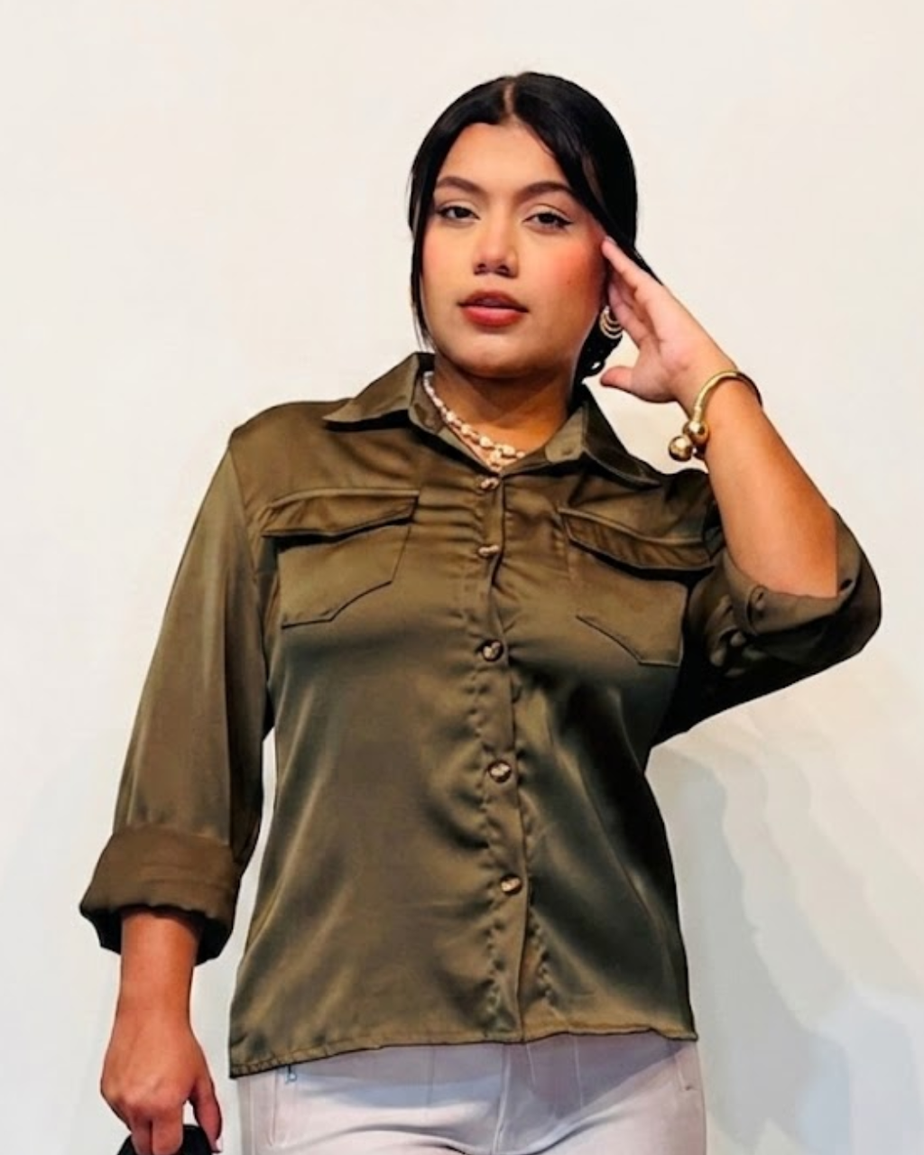 Camisera Ester Marrón