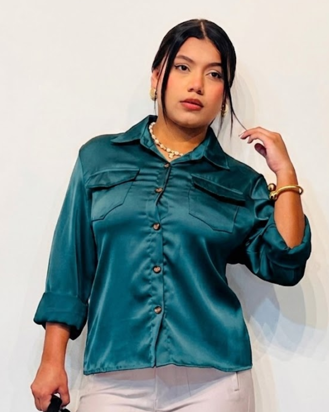 Camisera Ester Petróleo