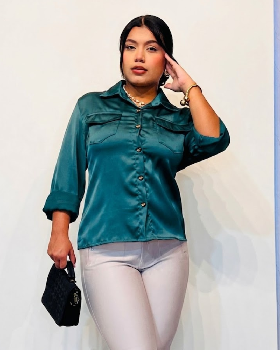 Camisera Ester Petróleo
