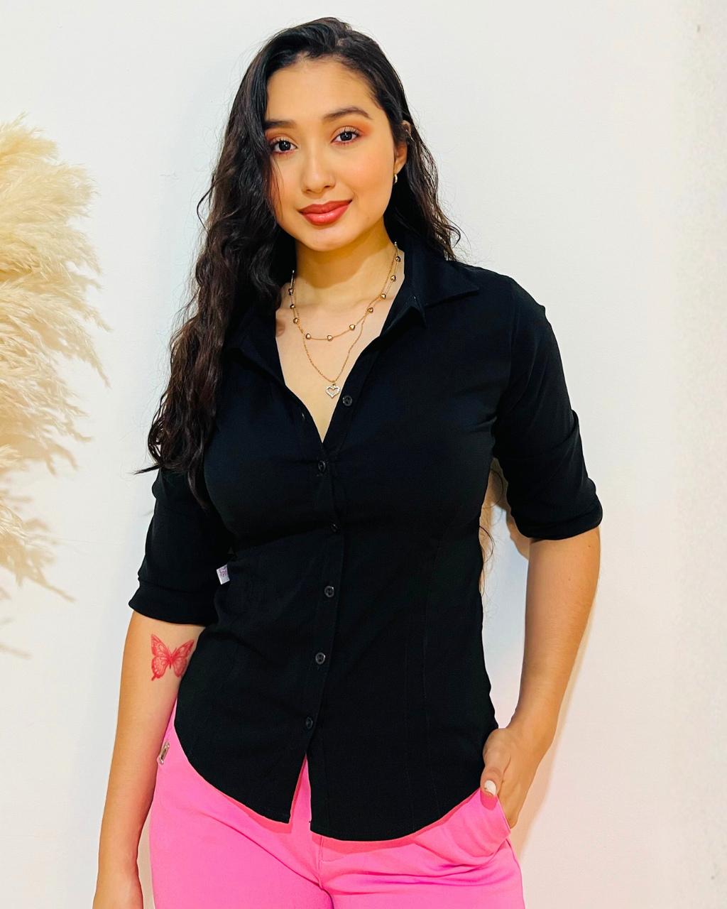 Camisera Johana Negro