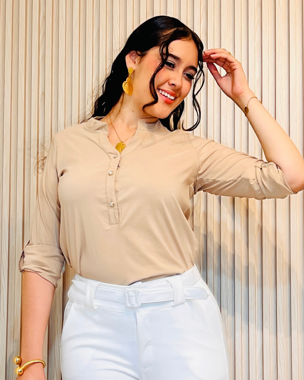 Camisera Tatiana Camel