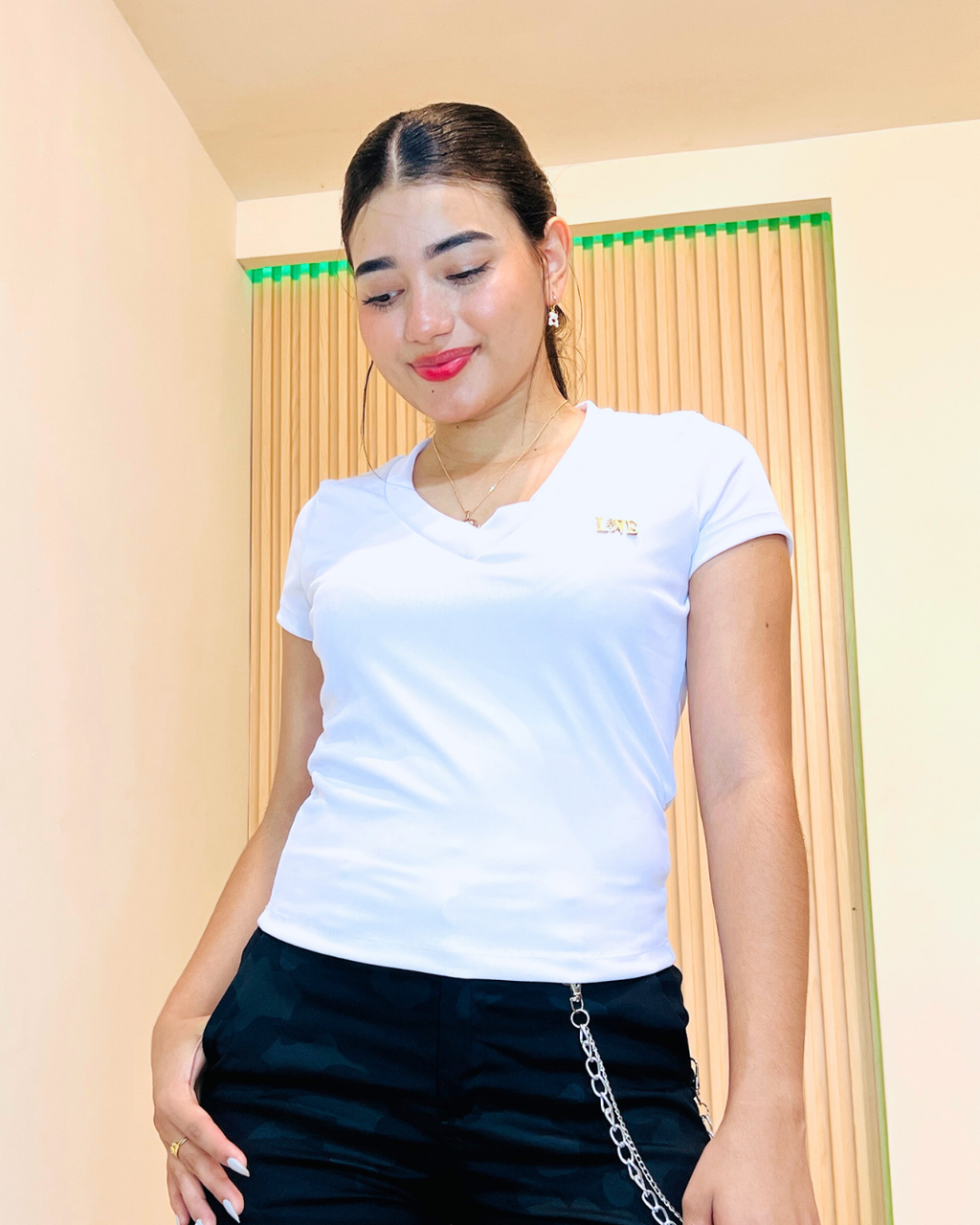 Blusa Love Blanco