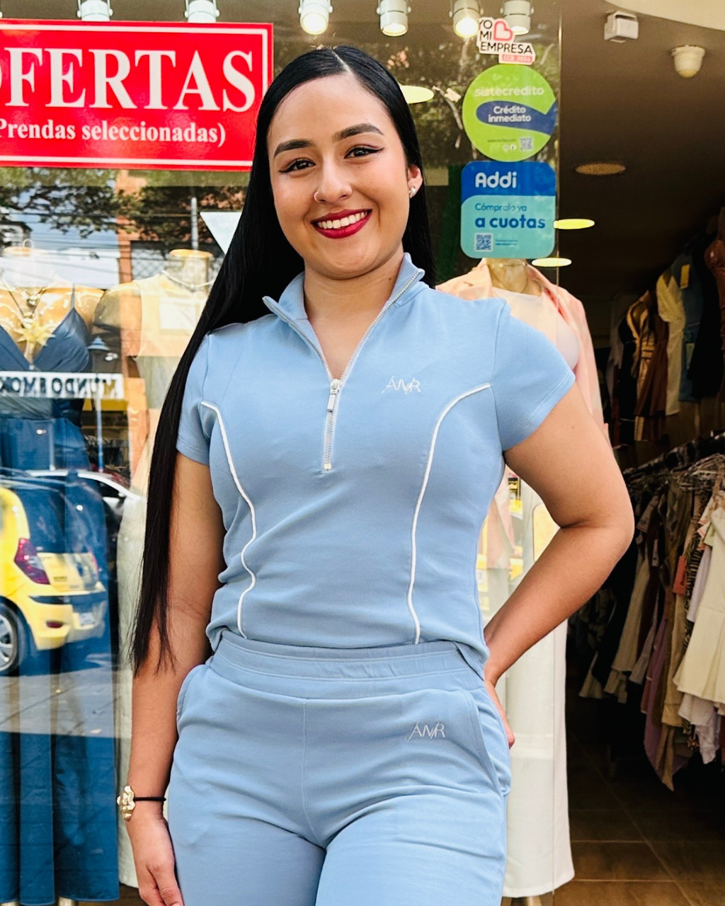 Blusa Iconic Celeste