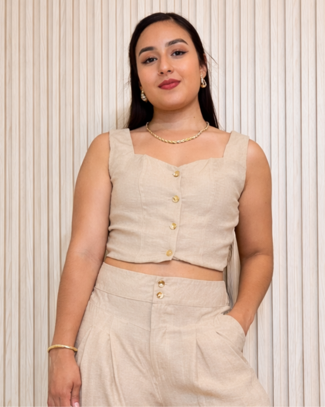 Conjunto Julieth Beige
