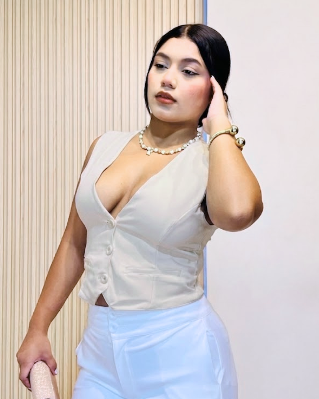 Chaleco Eimy Beige