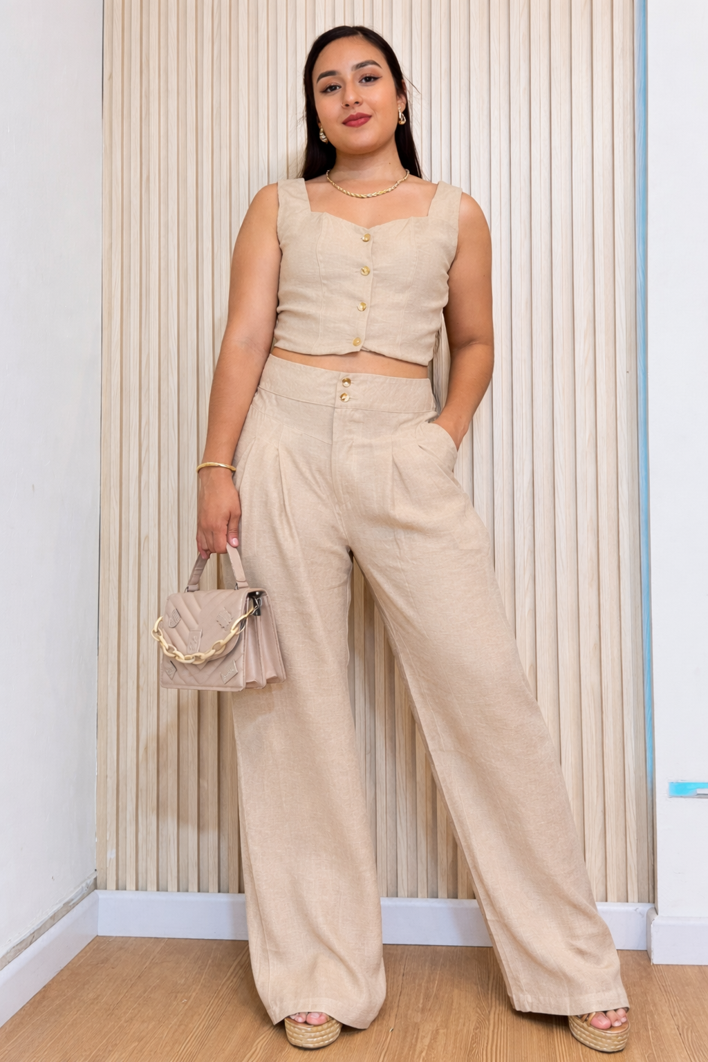 Pantalón Julieth Beige