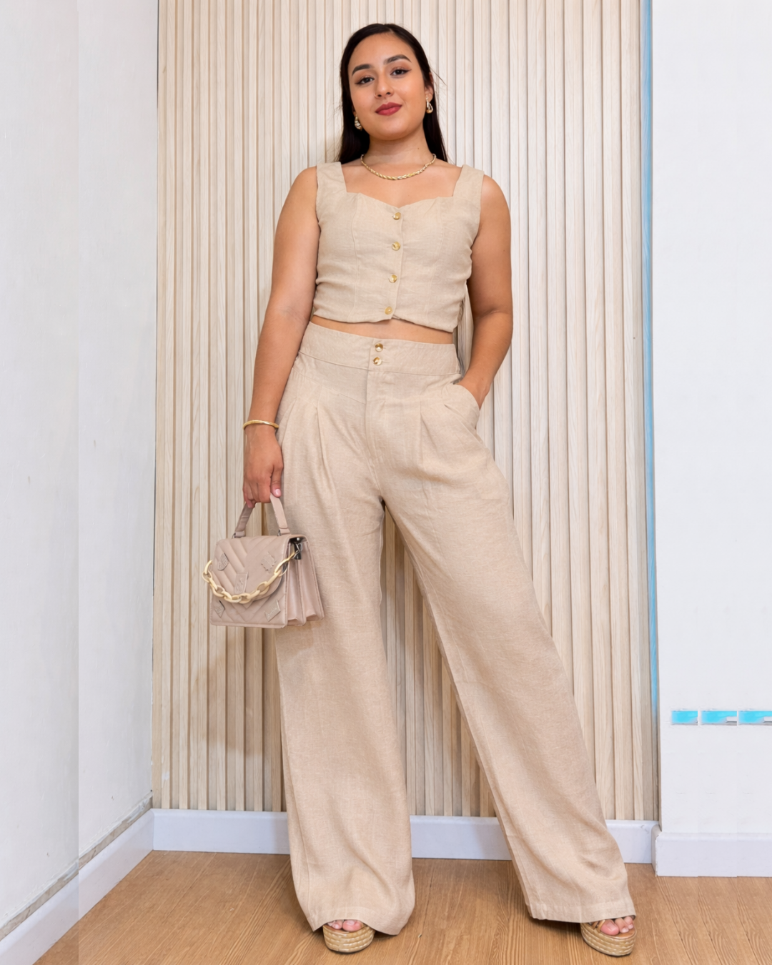 Pantalón Julieth Beige