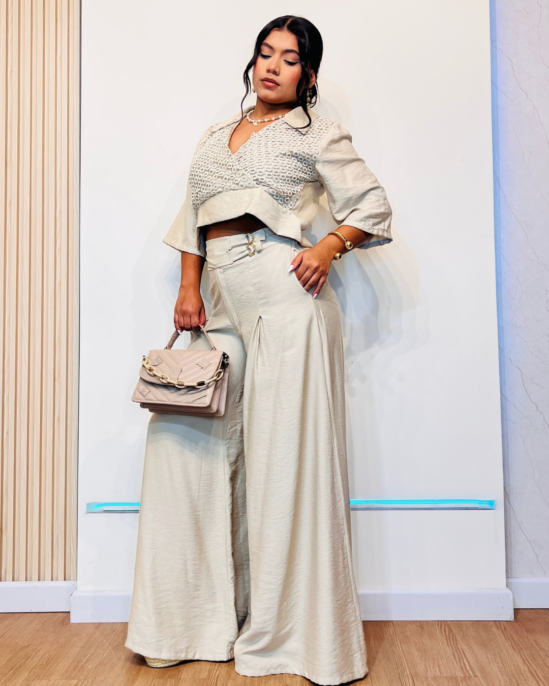 Conjunto Miranda Beige