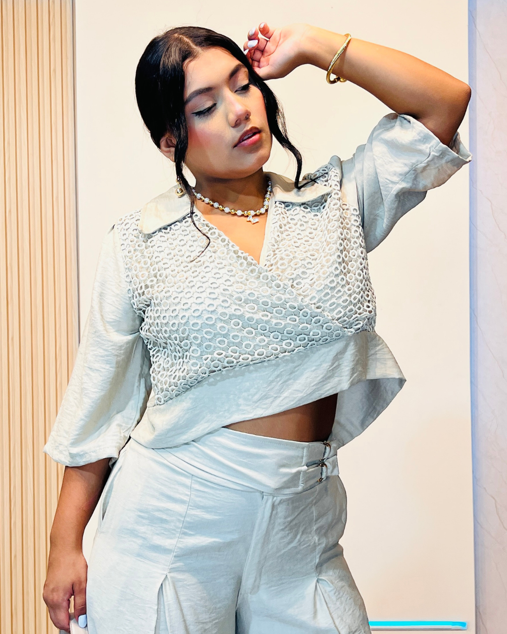 Conjunto Miranda Beige