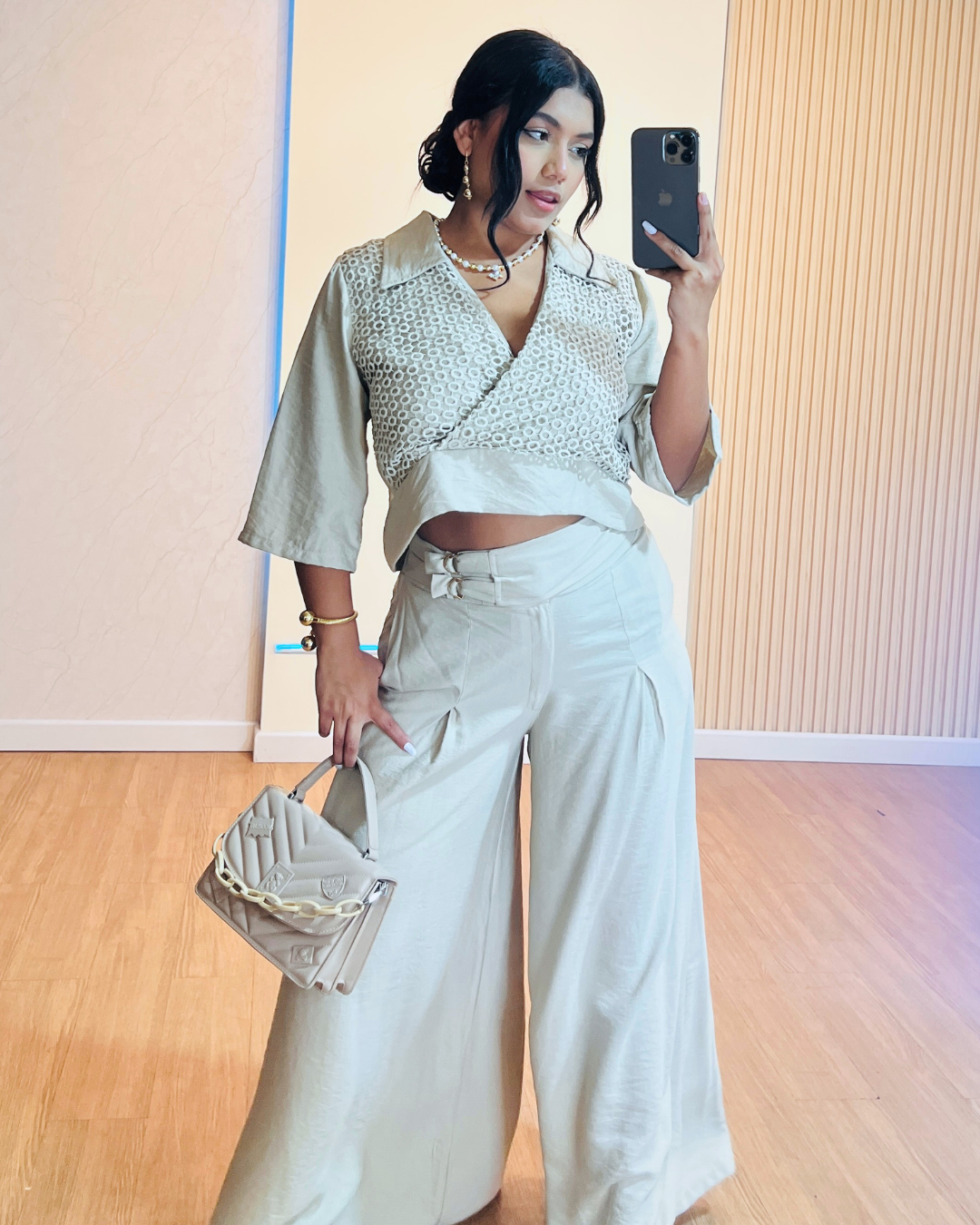 Conjunto Miranda Beige