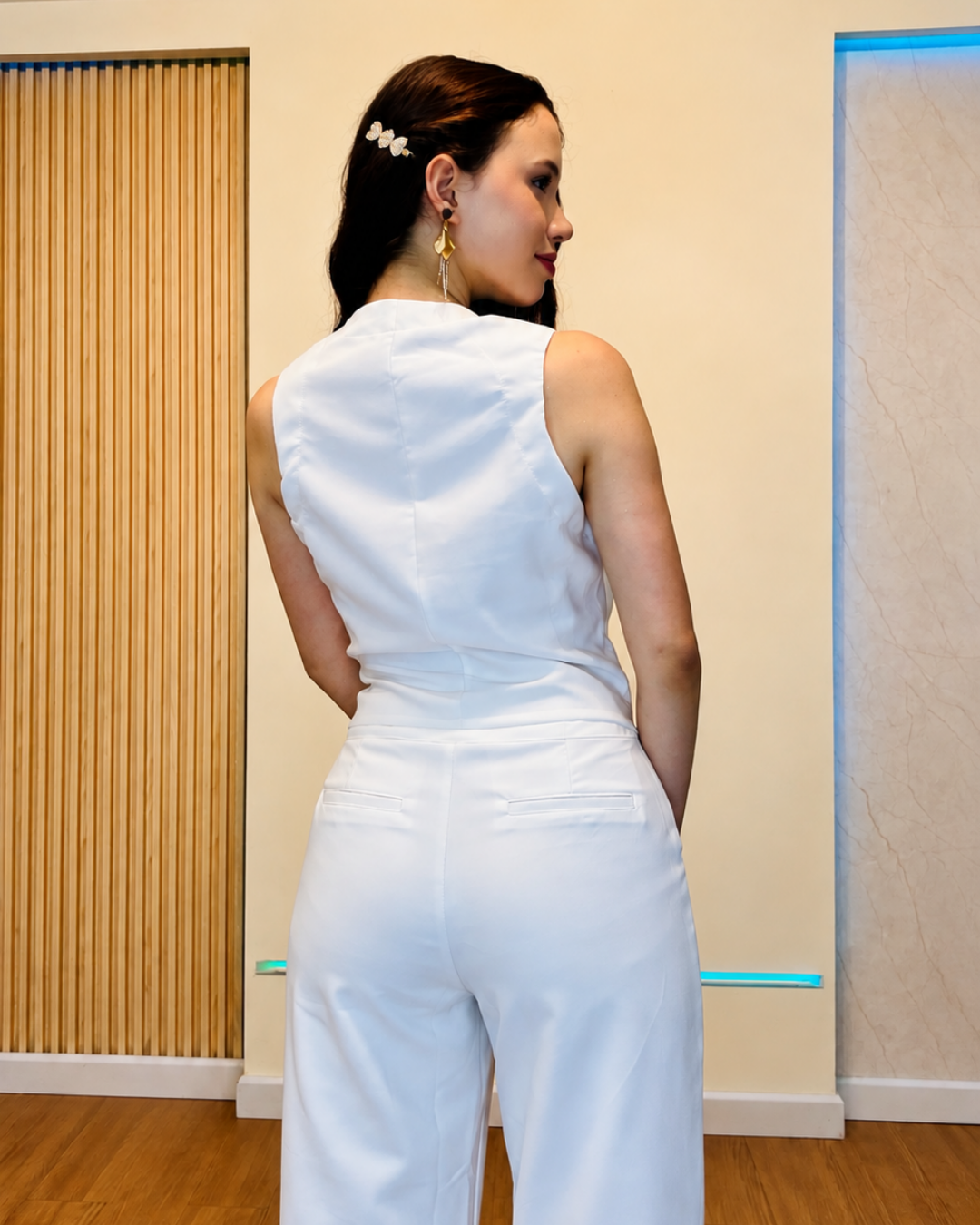 Pantalón Susan Marfil