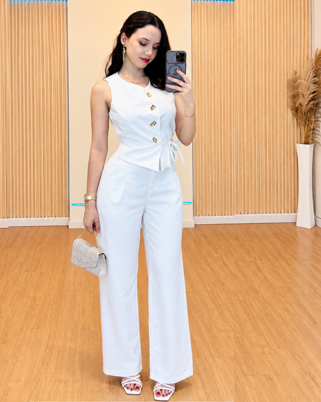 Pantalón Susan Marfil
