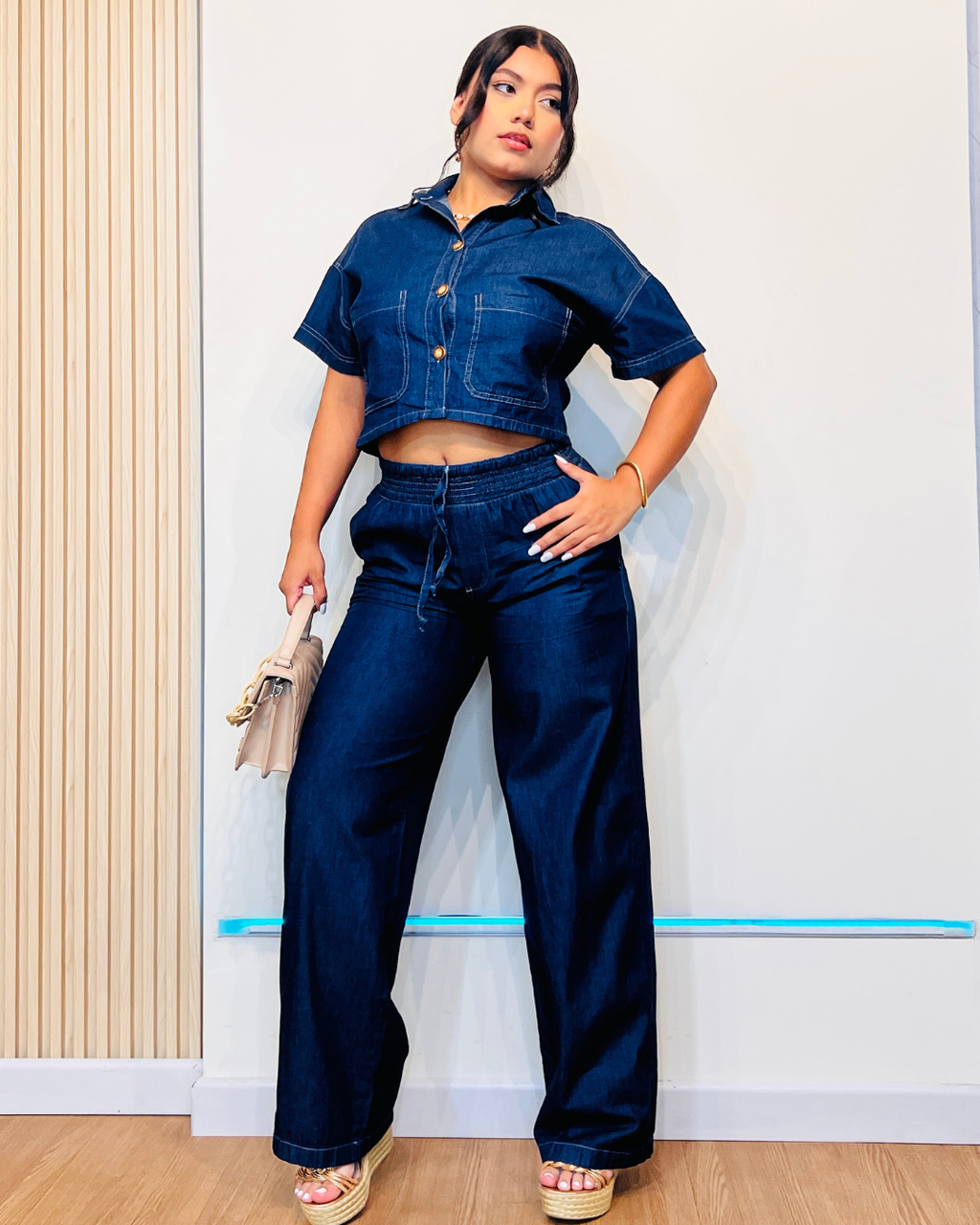 Conjunto Vanesa Azul