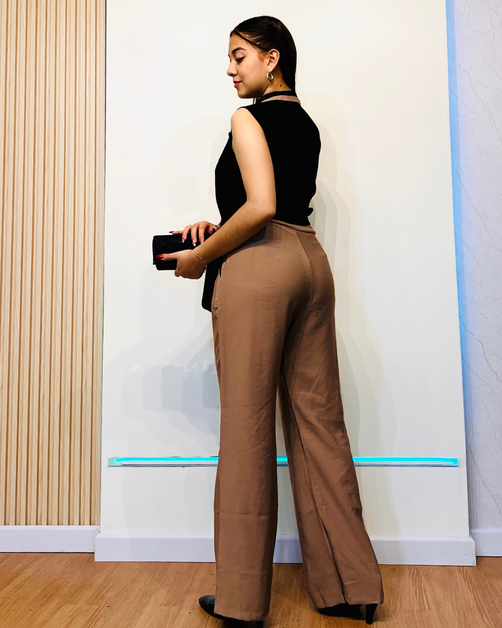 Conjunto Annie Negro/Camel