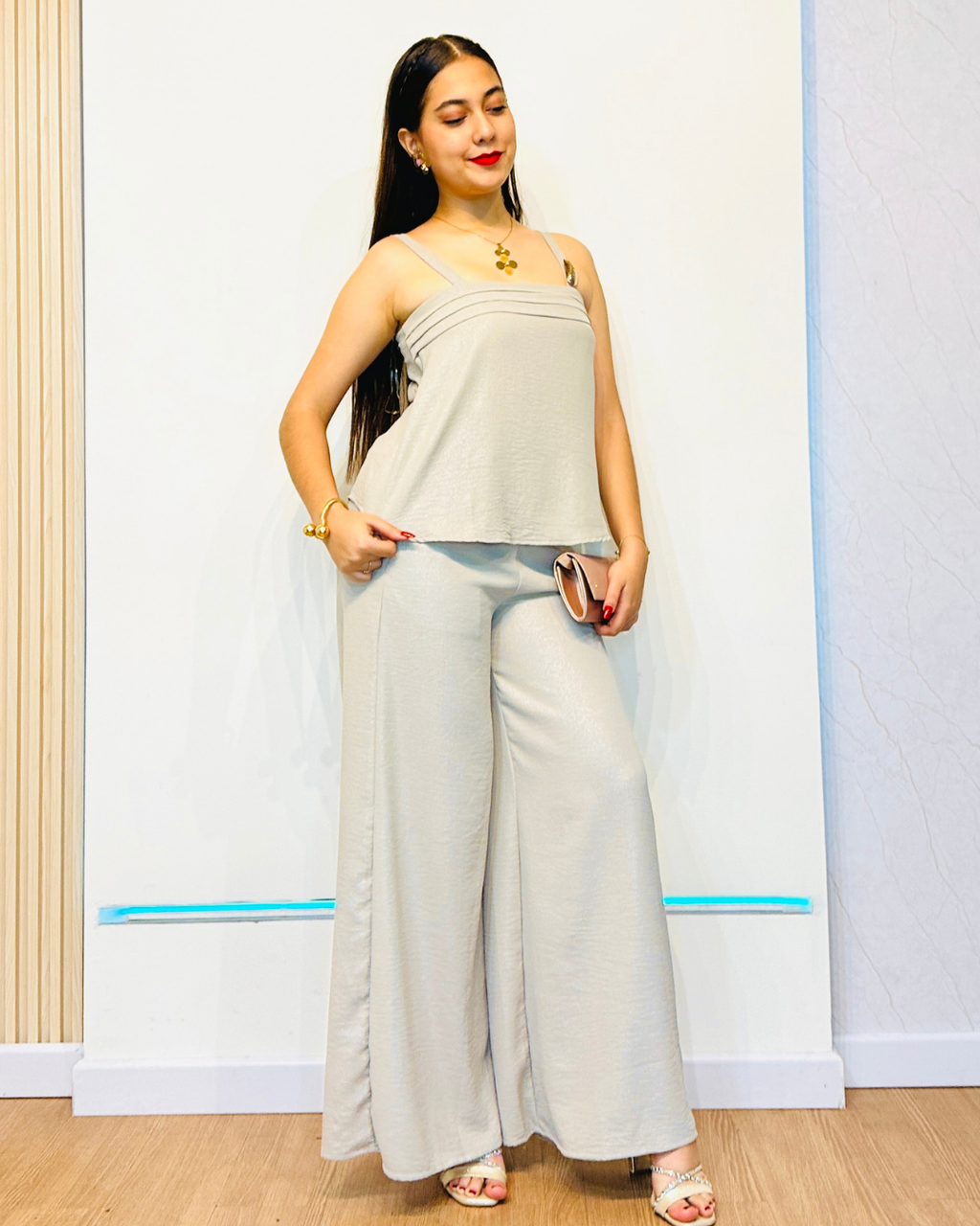 Conjunto Grace Beige